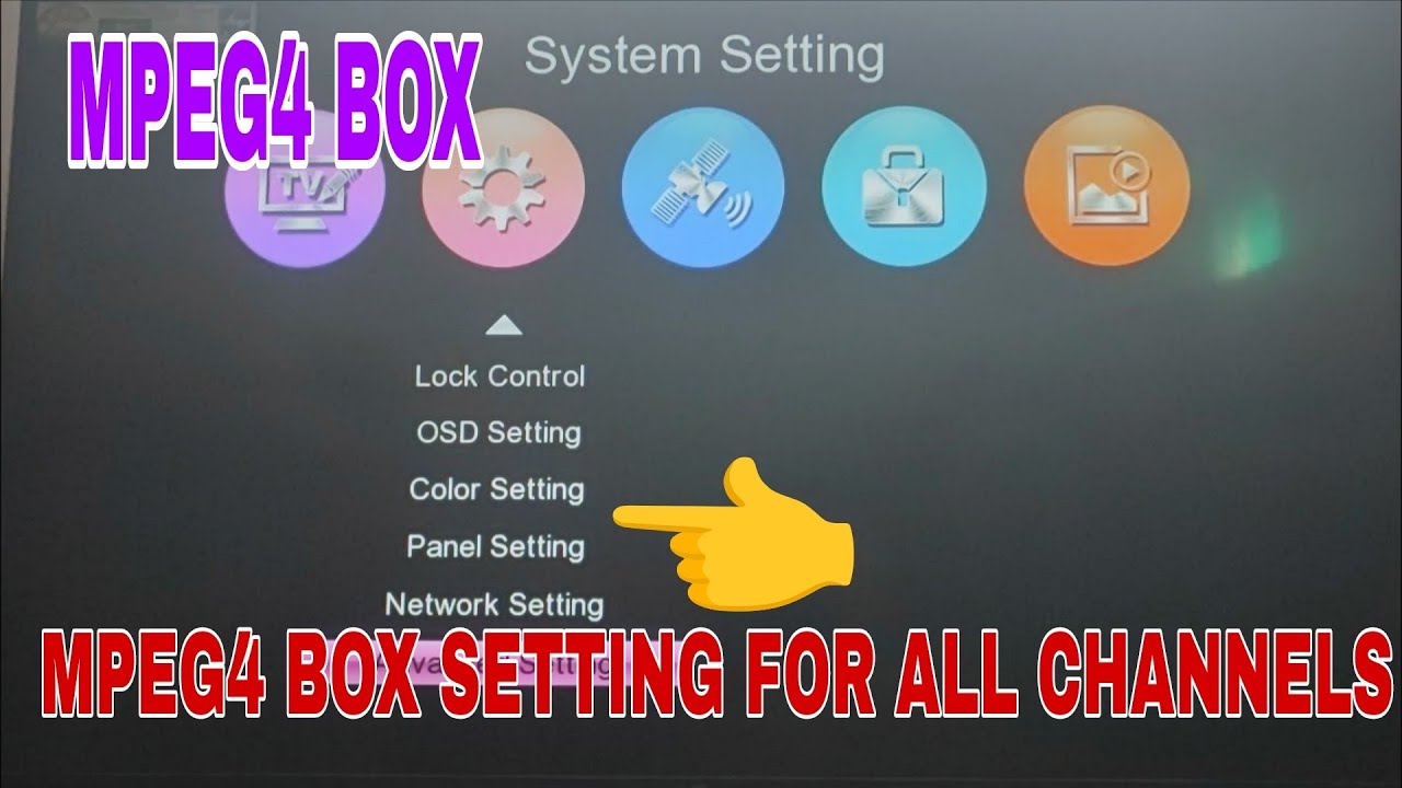 MPEG4 BOX SETTING FOR ALL CHANNELS || DD FREE DISH MPEG4 BOX SETTING