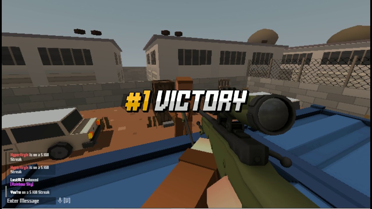 Krunker (Custom Sniper Scope Gameplay)