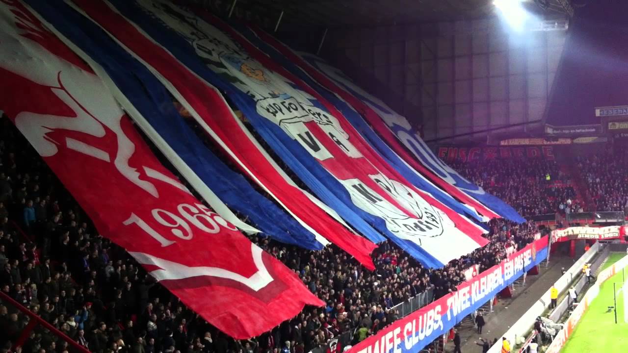 Sfeeractie FC Twente - FC Schalke 04 Europa League 08-03-2012