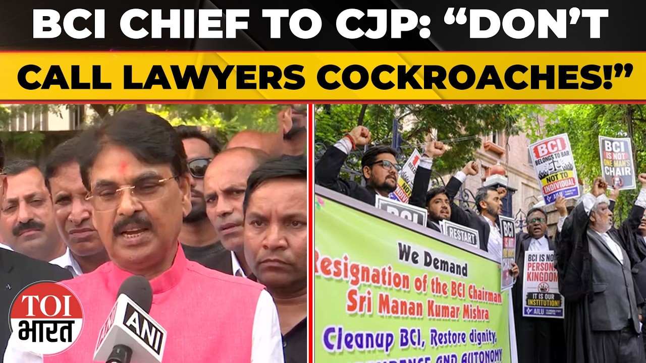 BCI Chief Manan Mishra Rejects CJP&rsquo;s Resignation Demand, Says Lawyers Can Never Be Cockroaches