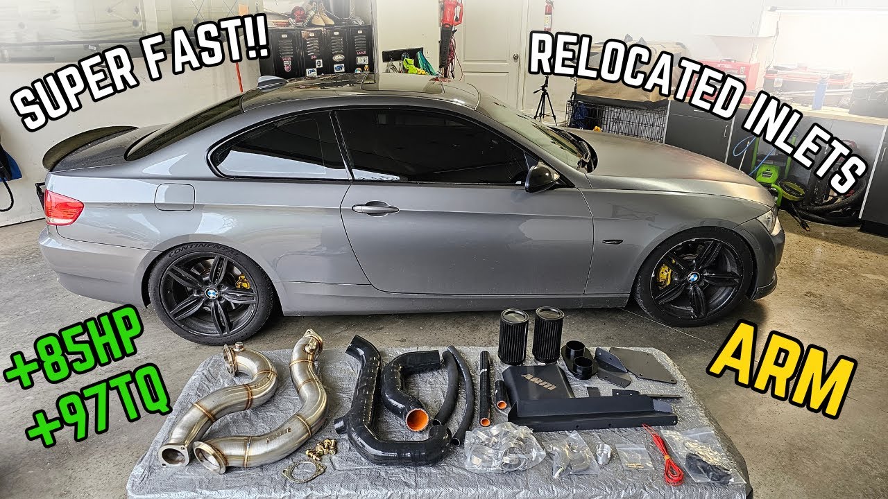 BMW 335i (N54) получает перенесённые впускные каналы ARM и 3-дюймовые выхлопные трубы *Полная уст...