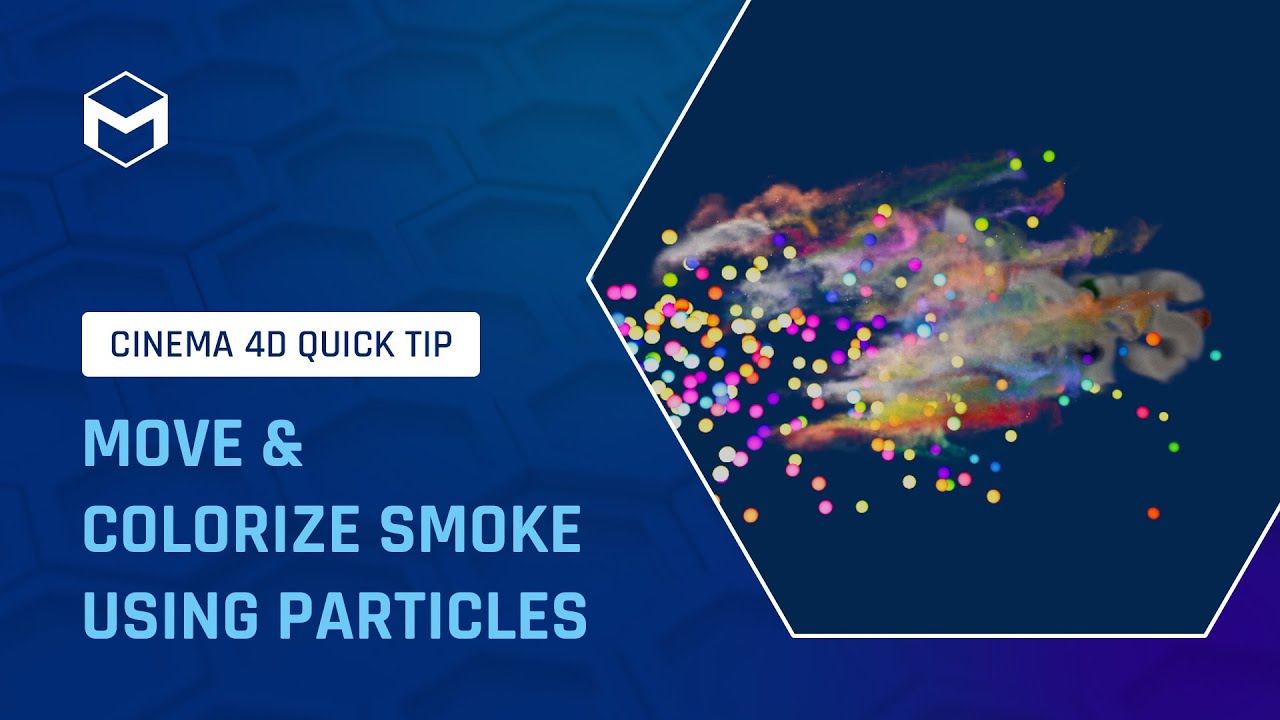 #C4DQuickTip 204: Move & Colorize Smoke Using Particles in Cinema 4D