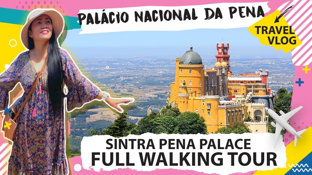 4K ASMR Full Walking Tour - Pena Palace Sintra Portugal | Travel in Portugal