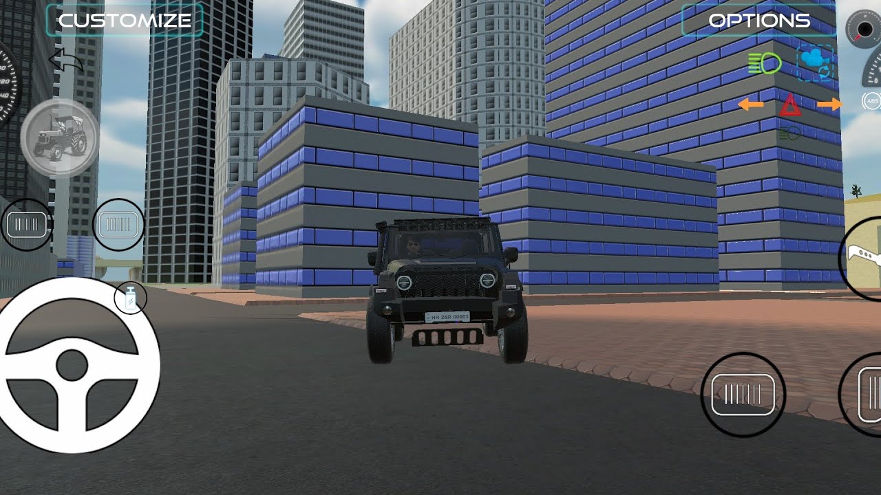 Dollar Song Modified Mahindra Black Thar || Indian Car Simulator 3D || Car Game 3D #sidhumoosewala 👑