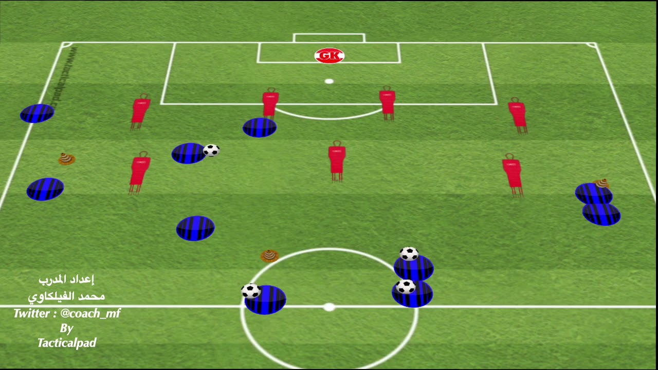 Arabi club goals against Qadsia make the drill (combination play)