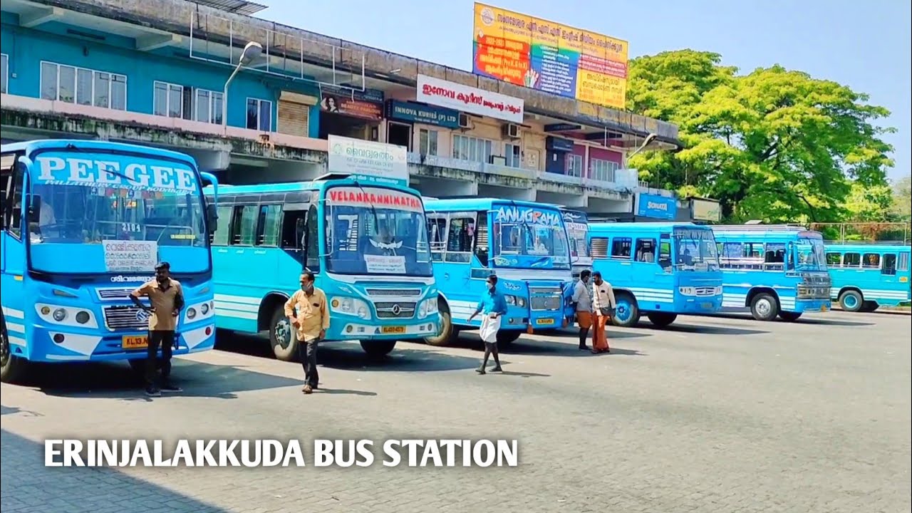 Irinjalakkuda Private Bus Stand, Thrissur District, Kerala