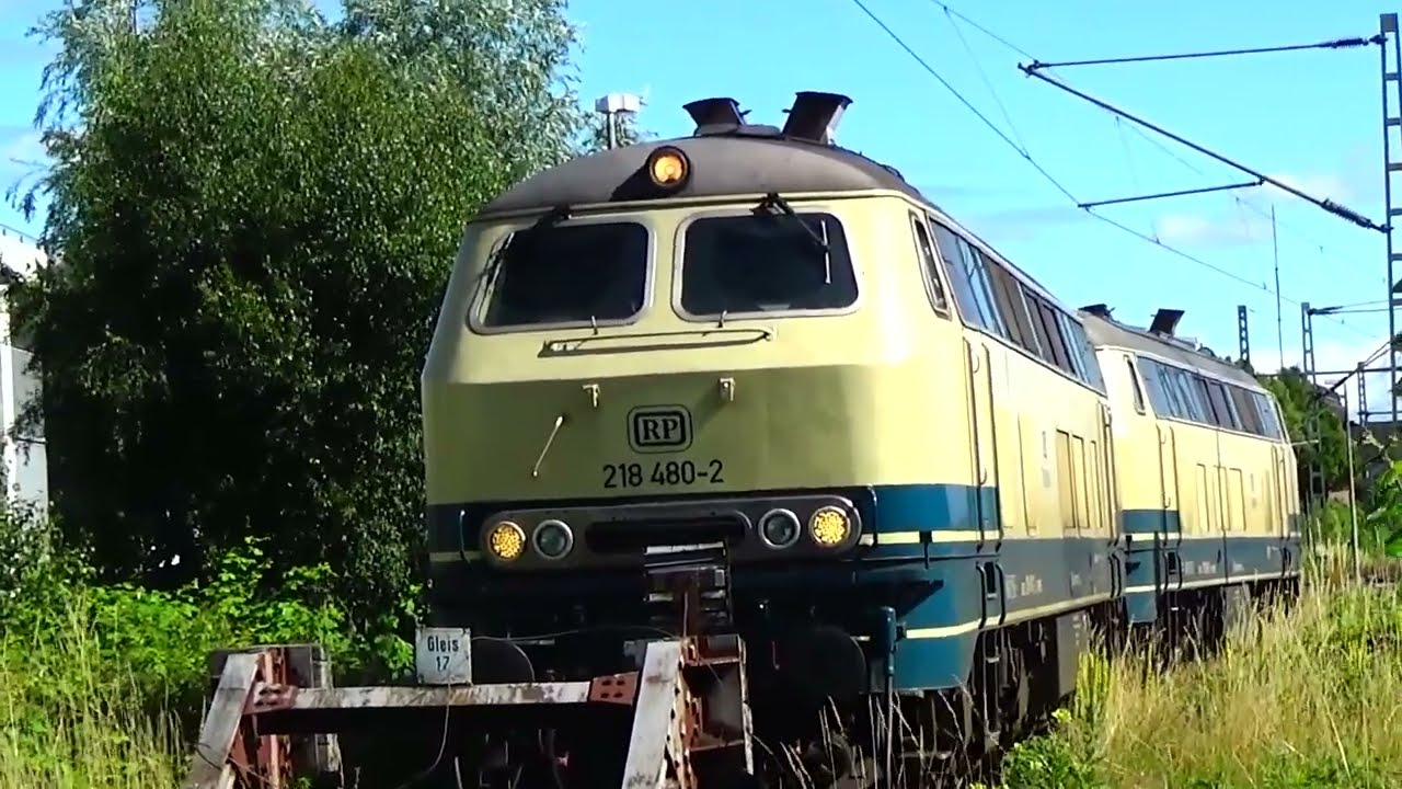 Sound der Diesellok Baureihe 218 / Sound of the diesel locomotive class 218