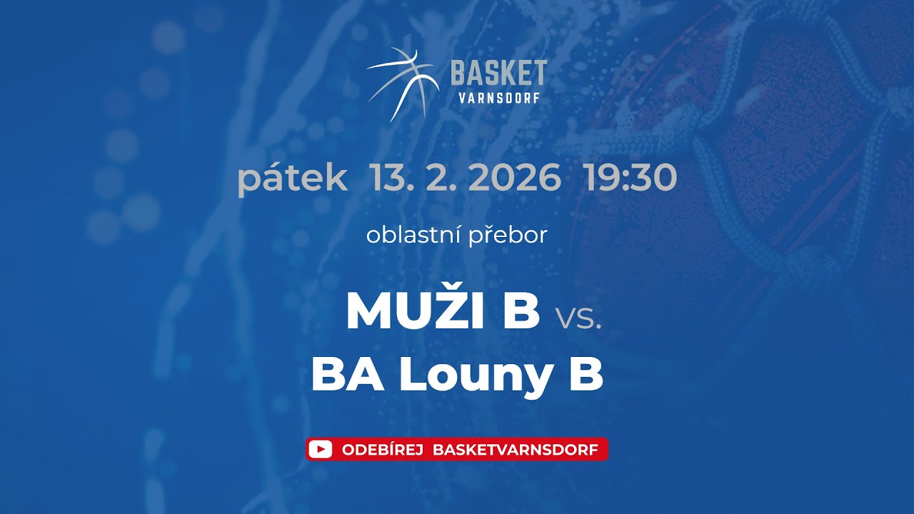 TJ Slovan Varnsdorf B vs. BA Louny B - Muži B - 13.2.2026
