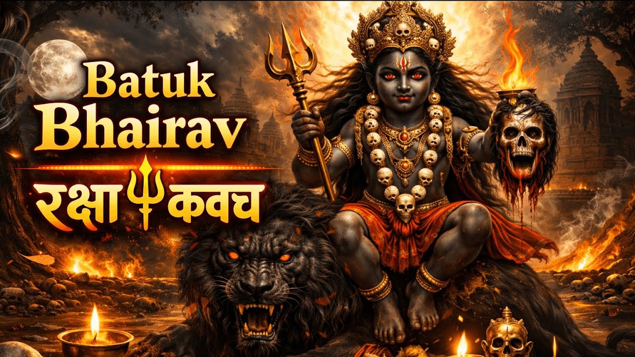 श्री बटुक भैरव चालीसा | Batuk Bhairav Chalisa | Powerful Bhairav Mantra for Protection & Success