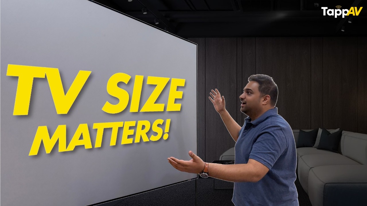 How to Select Best TV Size for Home | 2025 Best TV Size Guide for Home Theater, Gaming & More!