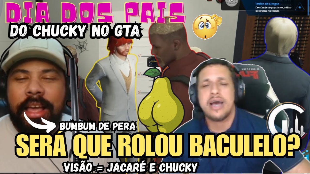 CHUCKY FOI PEGO PELO JACARÉ, E ACABOU TOMANDO UM BACULEJO EM FRENTE AS CÂMERAS DO SAFADASSO. KKK