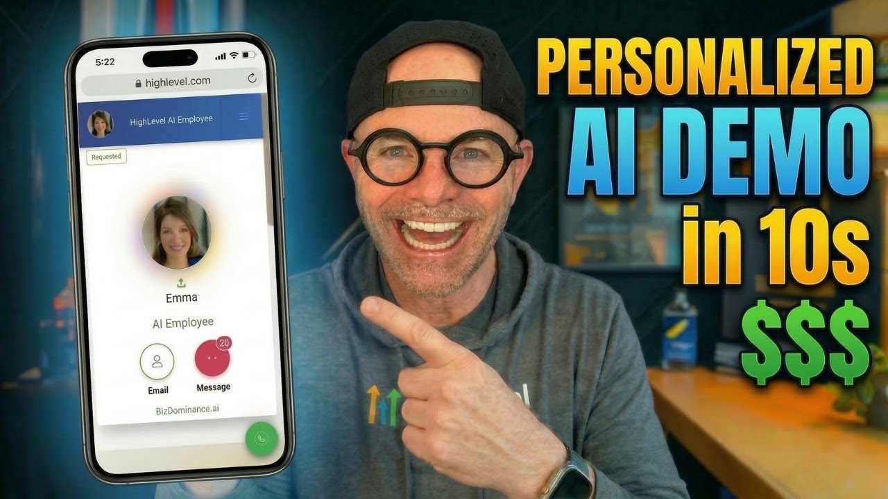 How I Sell AI Agents with Personalized Demos Created in 10 Seconds (GoHighLevel)