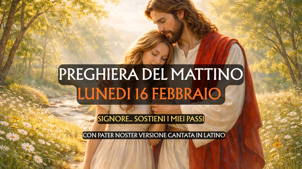 Preghiera del Mattino LUNEDI 16 FEBBRAIO | Signore sostieni i miei passi