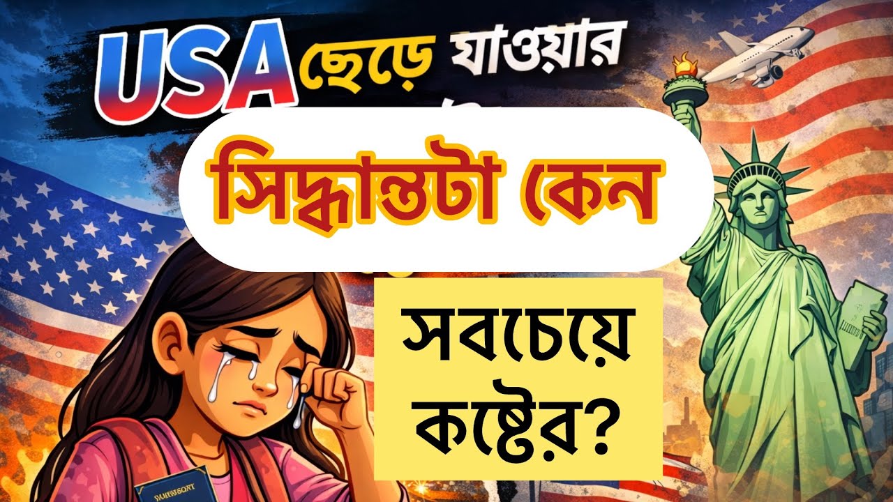 USA ছেড়ে যাওয়ার সিদ্ধান্তটা কেন সবচেয়ে কষ্টের?