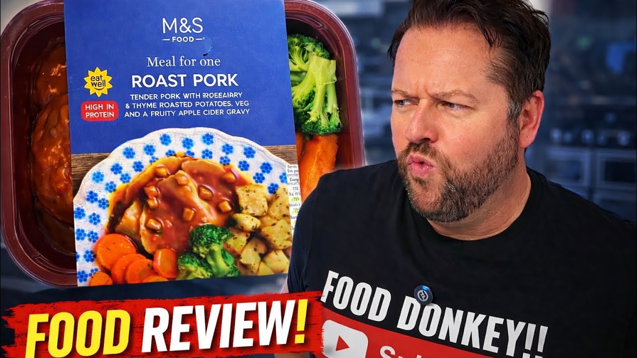 CHEAP… BUT GOOD?! Can a £2.81 M&S Roast Pork Meal Really Deliver??