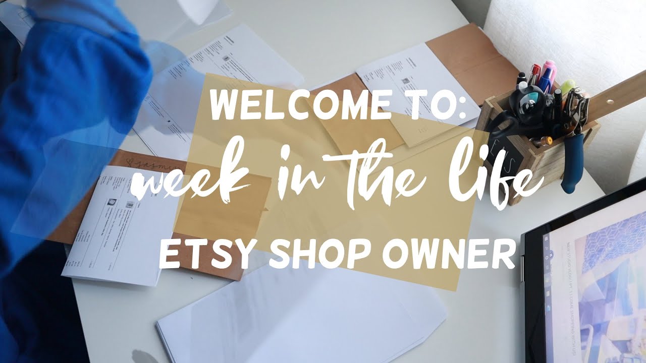 ETSY SHOP OWNER BEHIND THE SCENES | FILLING ORDERS + CUTTING VINYLS | NASHSWALLET VLOGS