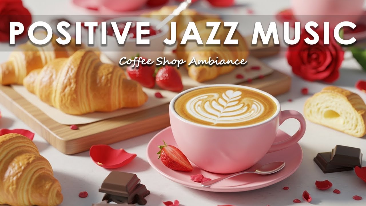 Positive Jazz Music - Coffee Shop Ambiance & Cozy Bossa Nova Piano for Stress Relief