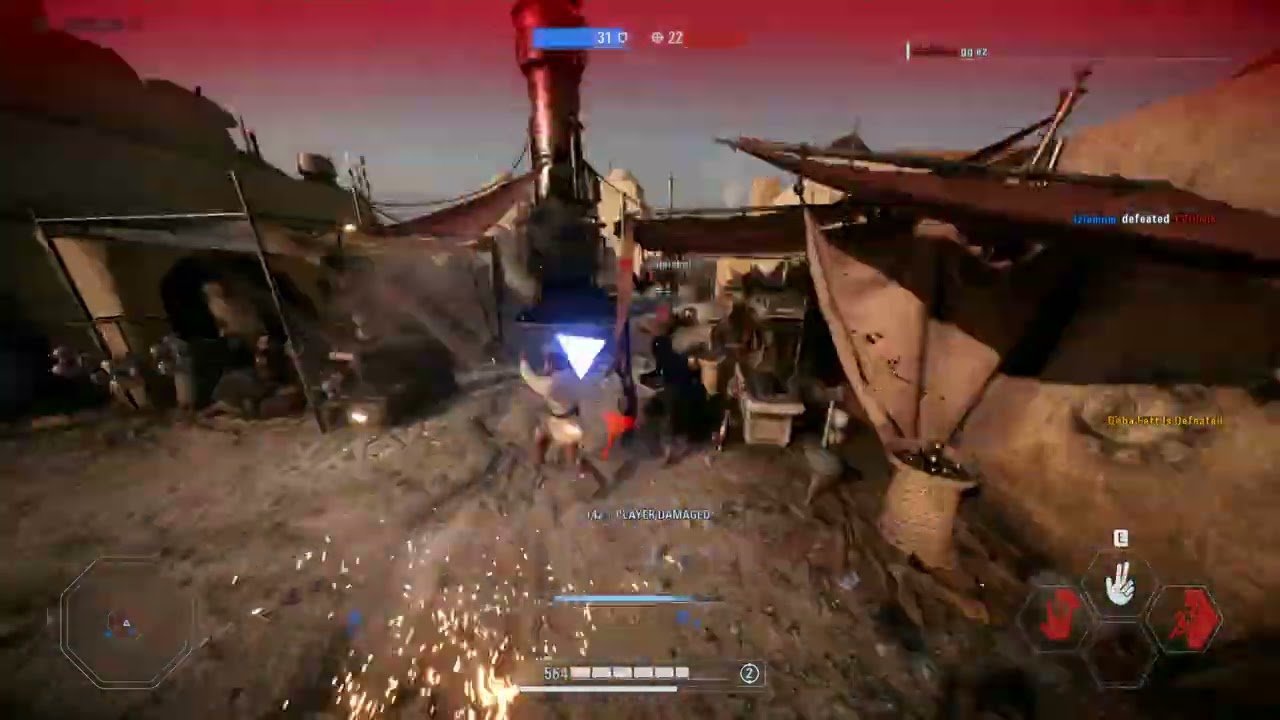 Obi-Wan Kenobi Masterplay | #starwars #battlefront2  Tattooine HvV Gameplay
