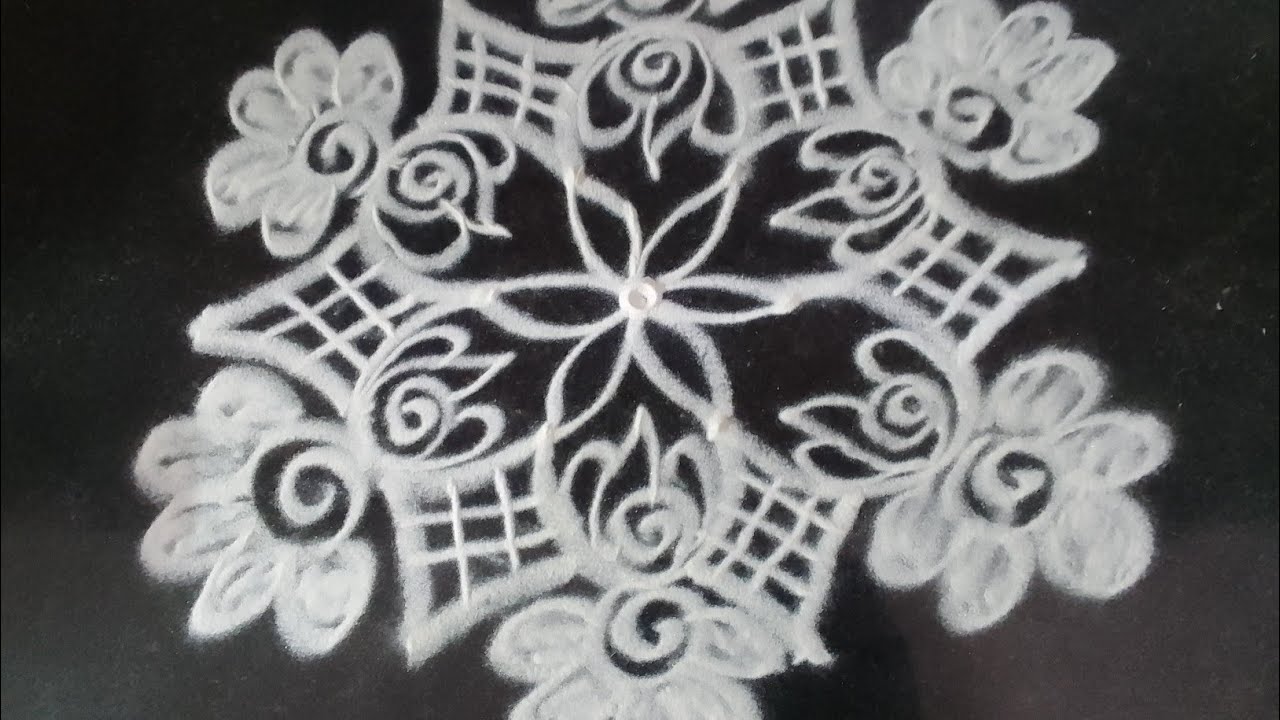8. 3×2 simple rangoli for festivals #art #rangoli #muggulu #festival rangoli