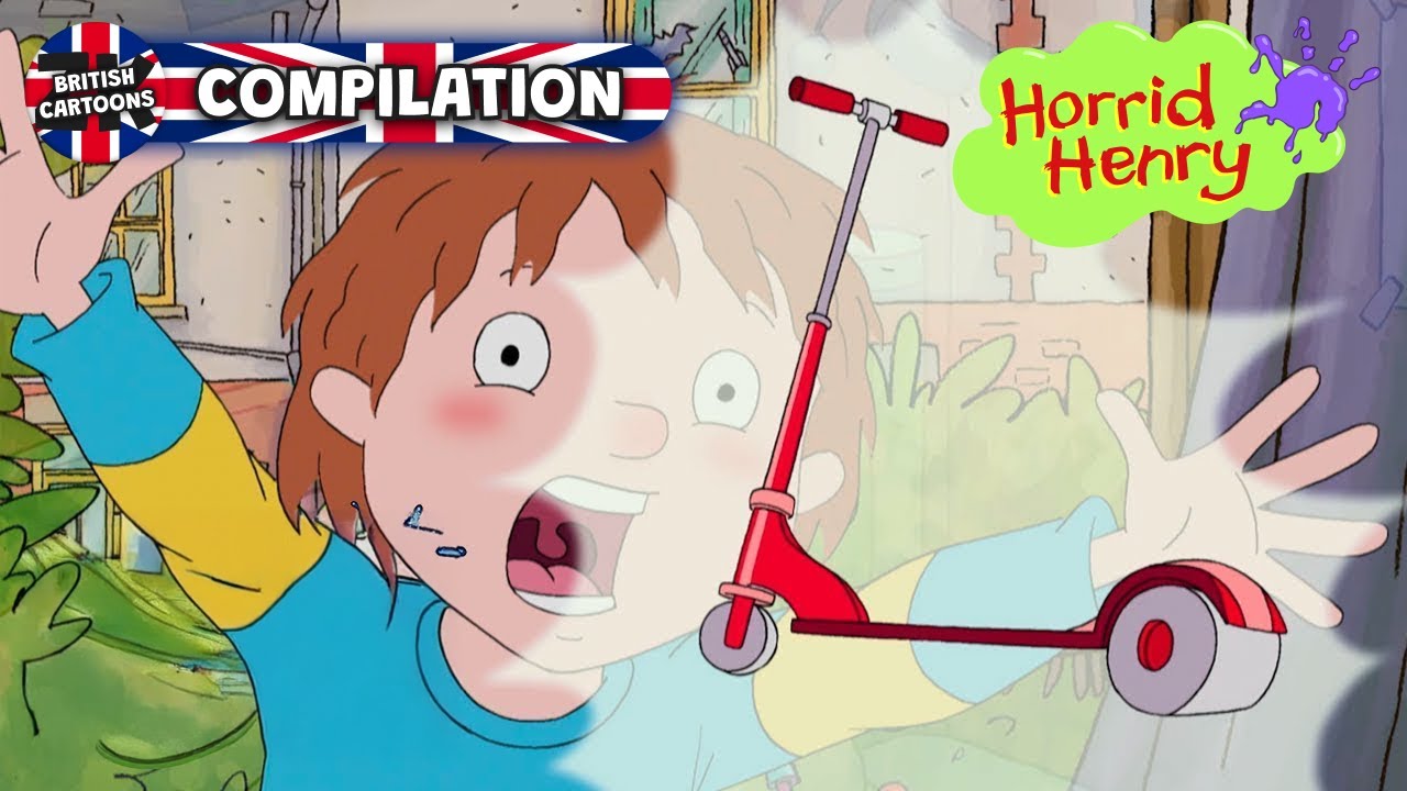 Scary Scooter & Purple Hand Gang Rules OK! | Horrid Henry Season 3 | Double FULL EPISODE