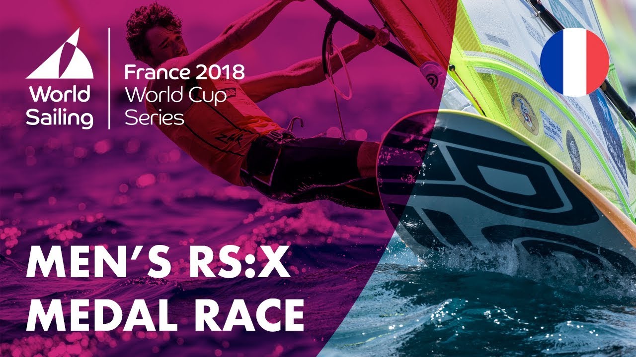 Full Men's RS:X Medal Race - Sailing's World Cup Series | Hyères, France 2018