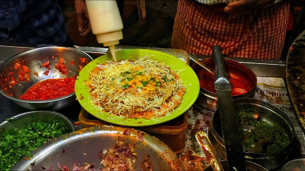 Best Late Night Food Place | Egg Upra Chhapri | Indian Omlet | Indian Street Food | Egg Recipes