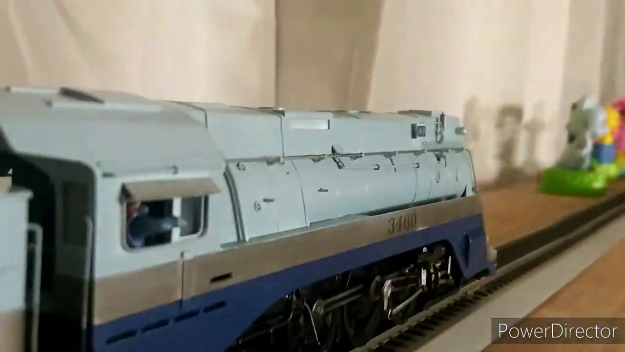 HO Scale Brass Tenshodo ATSF Blue Goose 4-6-4 with DCC Tsunami2 Sound Decoder