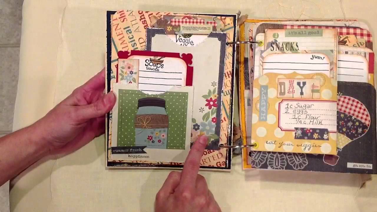 Recipe mini album