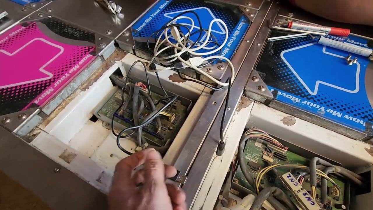 Connecting a Dance Dance Revolution DDR Arcade Pad to a PC