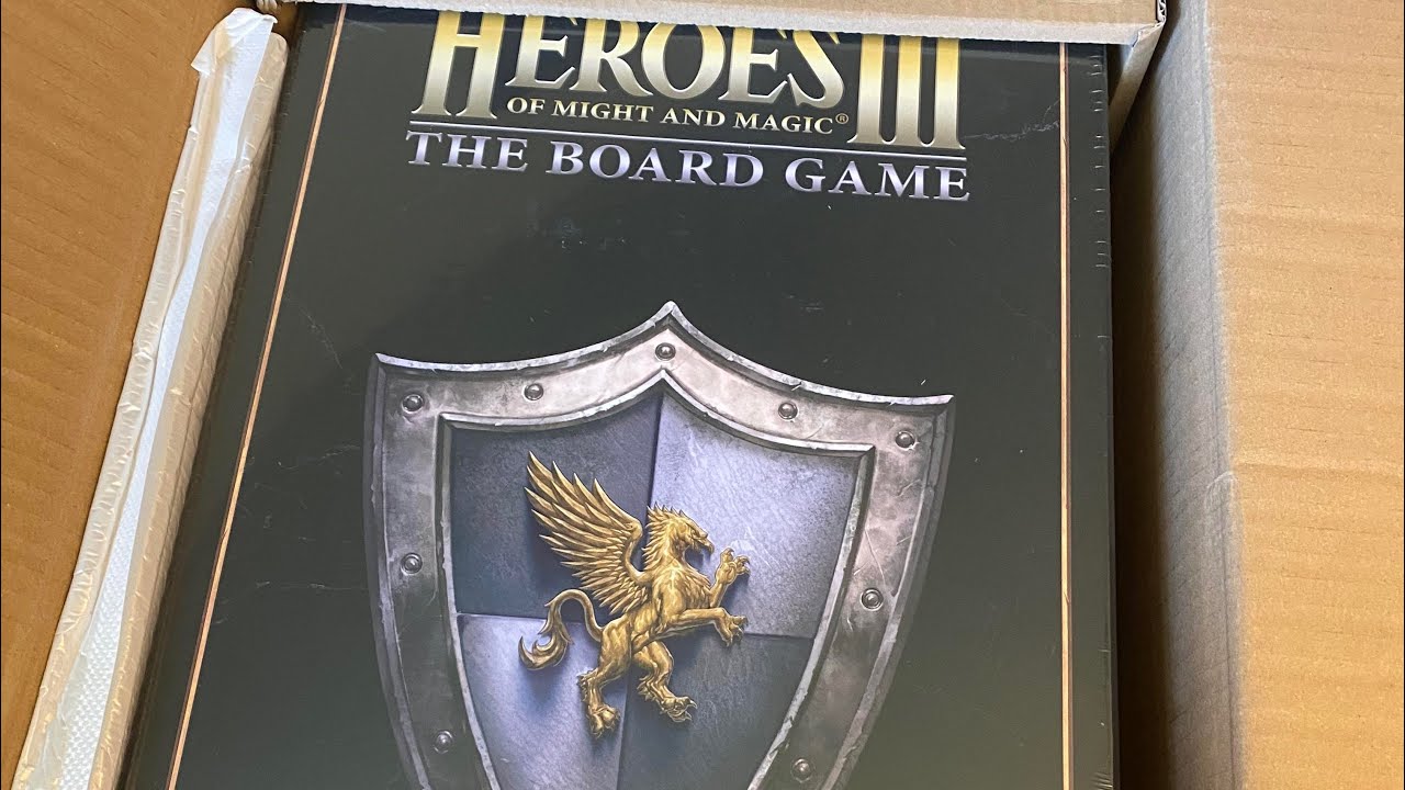 BIG BOX unboxing! Heroes of Might & Magic III: The Board Game