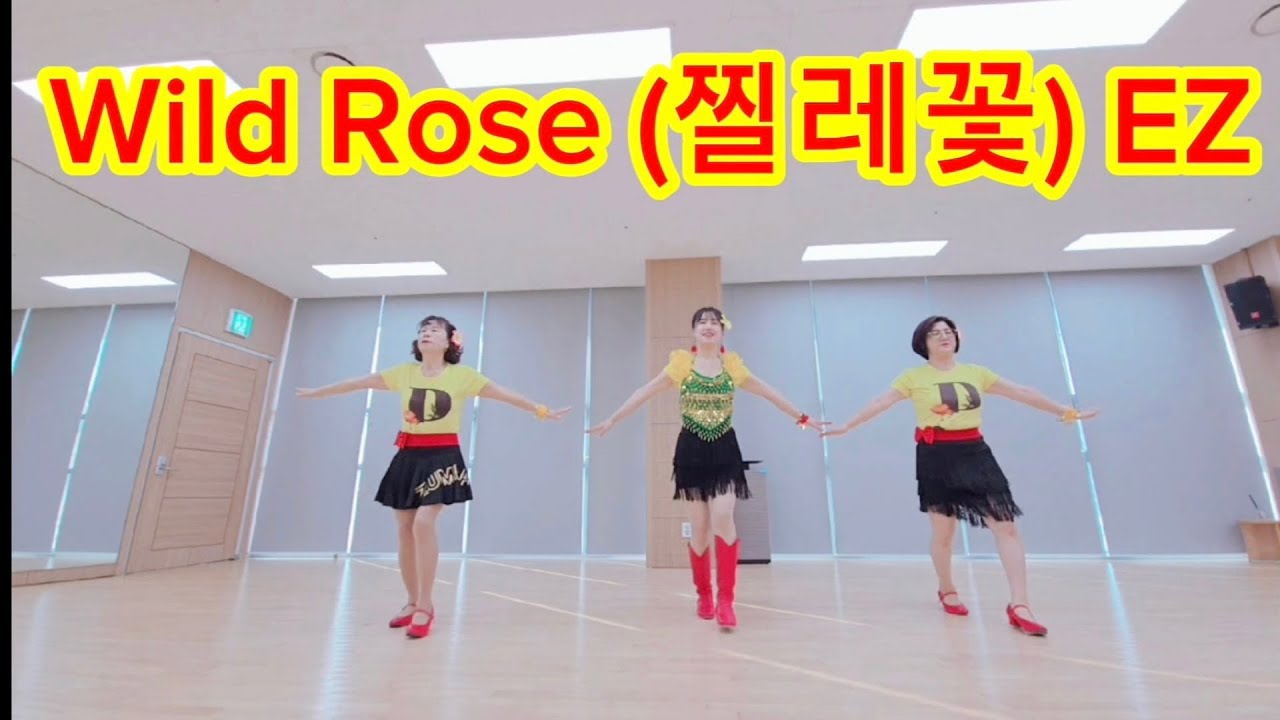 찔레꽃 Wild Rose EZ Line Dance / Absolute Beginner / 왕초급라인댄스