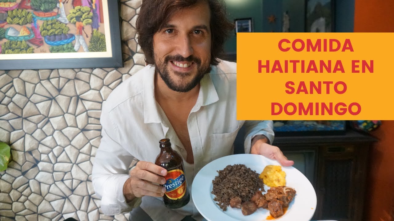 Probando Comida HAITIANA en un Rest. de Santo Domingo - WilliamRamosTV