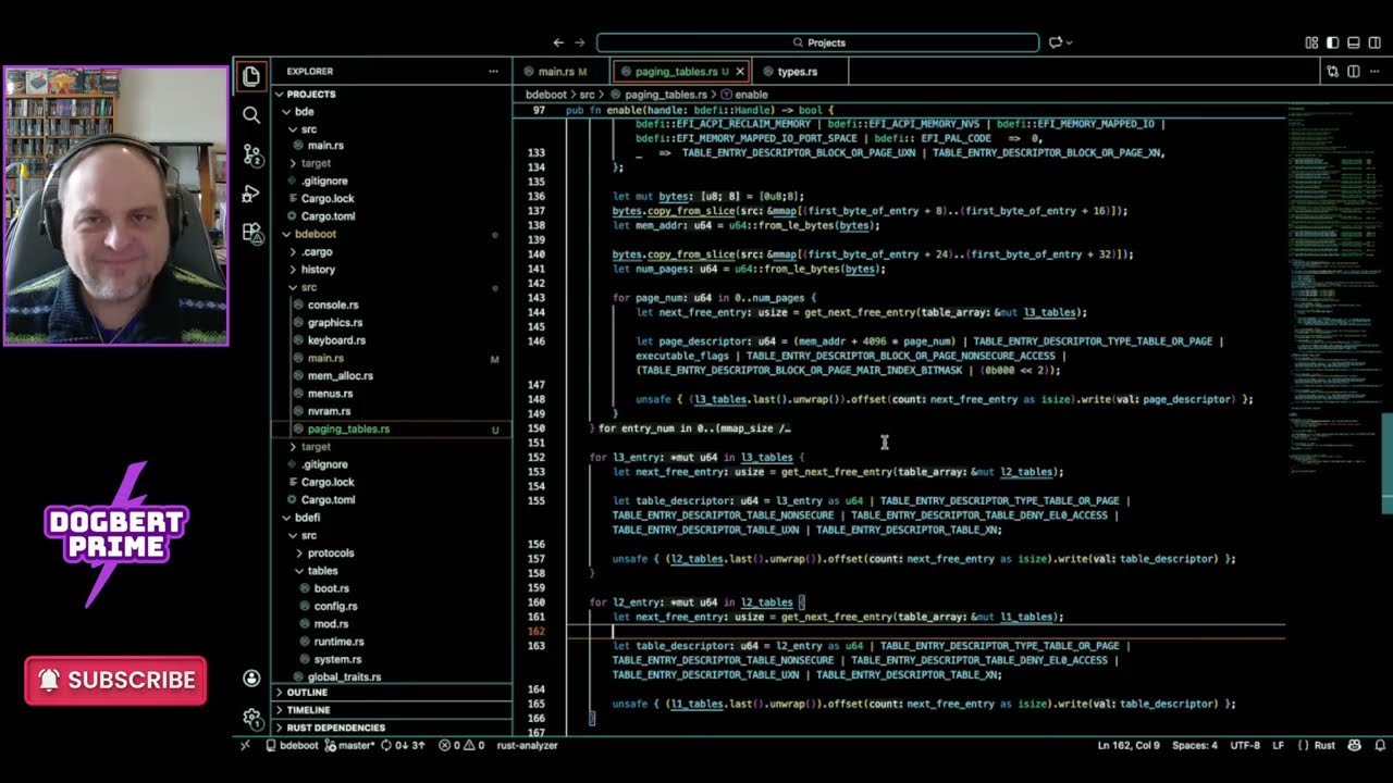 Live Coding - No AI - Bits Dream Exokernel (BDE)