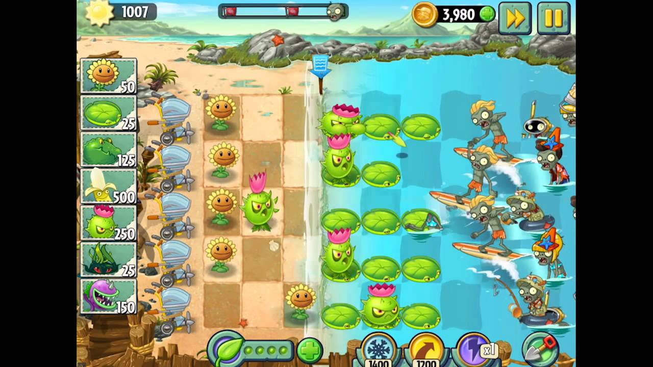 Plants vs. Zombies 2 Big Wave Beach Part 2 Dev Diary