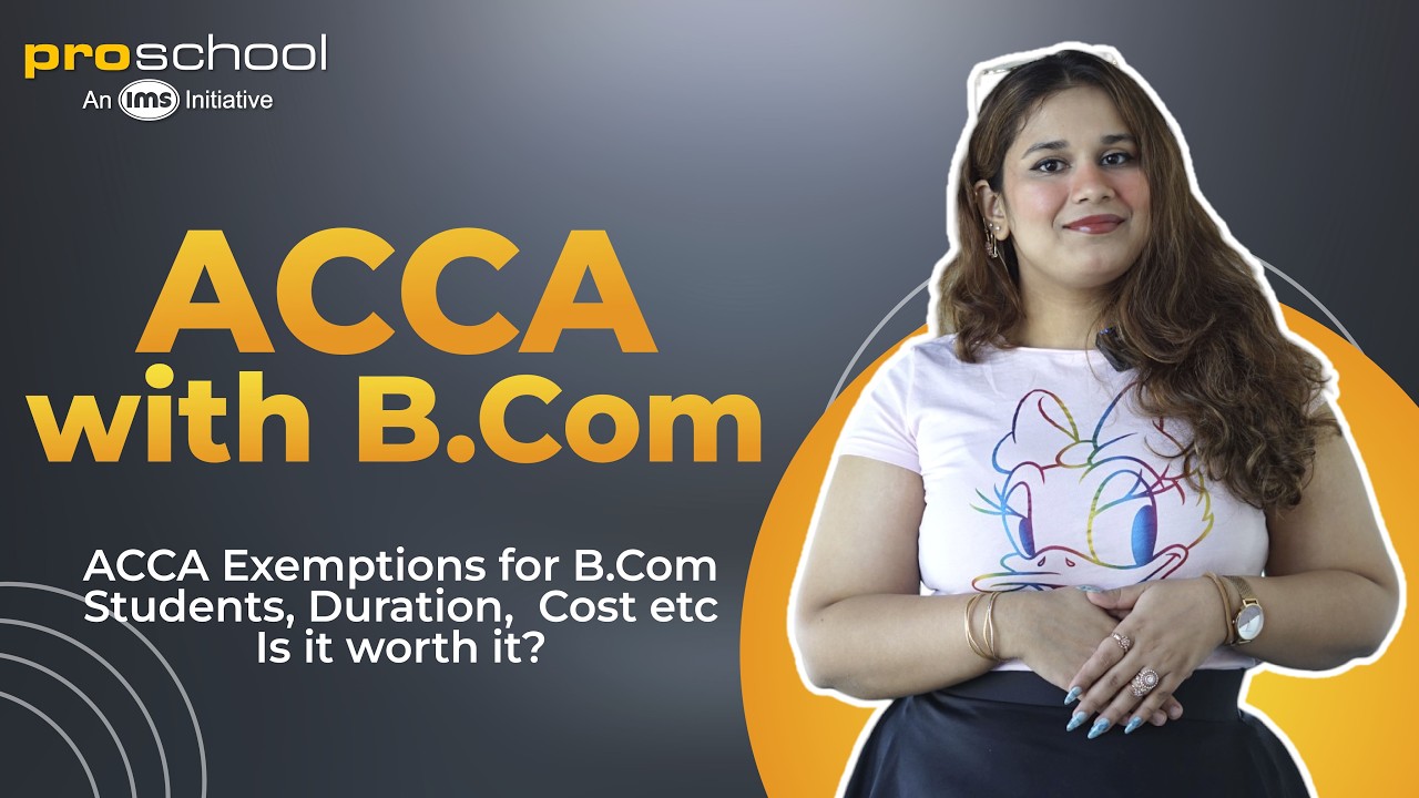 ACCA with BCom: ACCA Exemptions for BCom Students🔥 Know the Duration, Cost🤷&zwj;♀️ Is it worth it? #acca