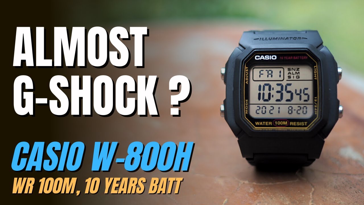 Pełna recenzja CASIO W800 / W800H, zalety i wady, ulepszenie z F91W, prawie jak G-Shock?