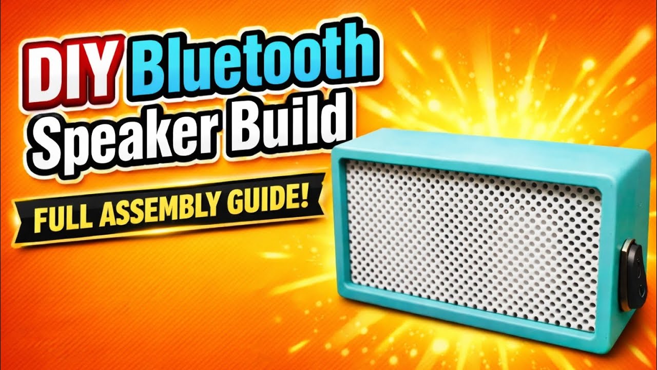 DIY Bluetooth Speaker Homemade & Powerful🔊 | Full Assembly Process