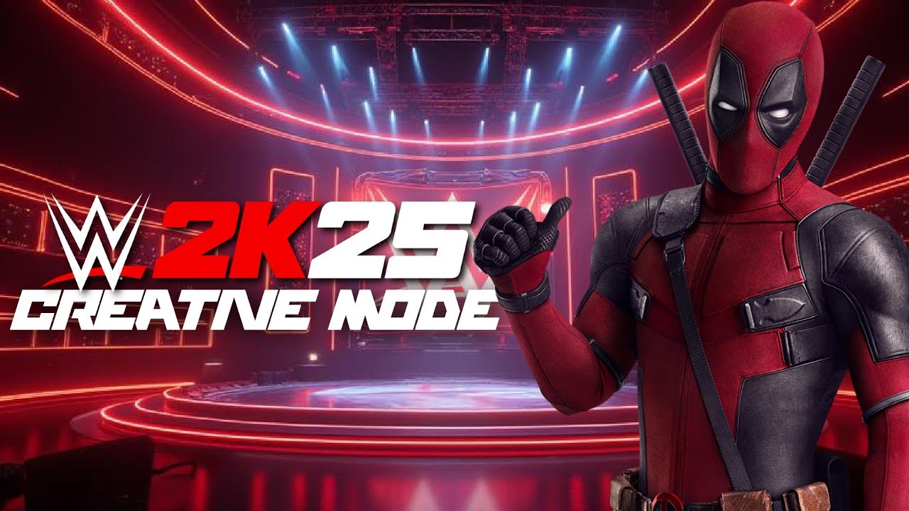 HOW TO MAKE (DEADPOOL) WWE 2K25