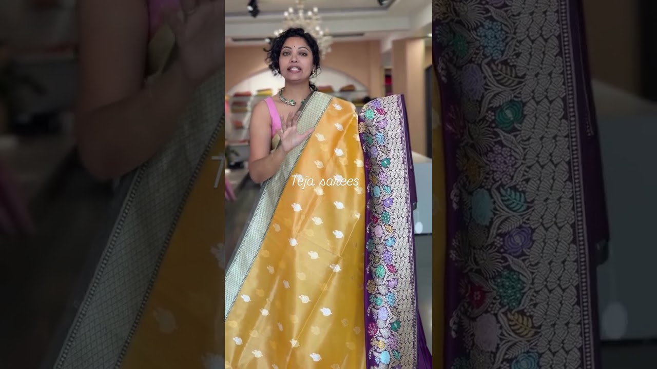 Banarasi kora tissue sarees | | Teja Sarees @brideessentials #gadwal  #kanchipattusarees