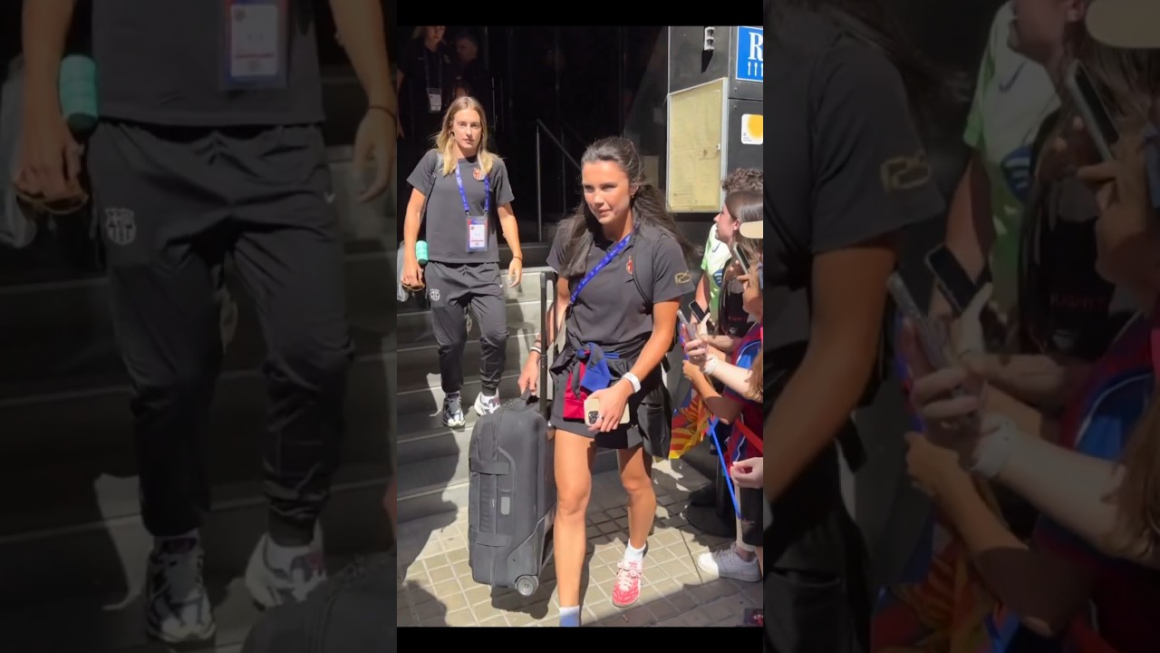 Heading to the stadium😎🫡 #shorts #fcbarcelona #fcbfemeni #barcelona #barca #final #matchday