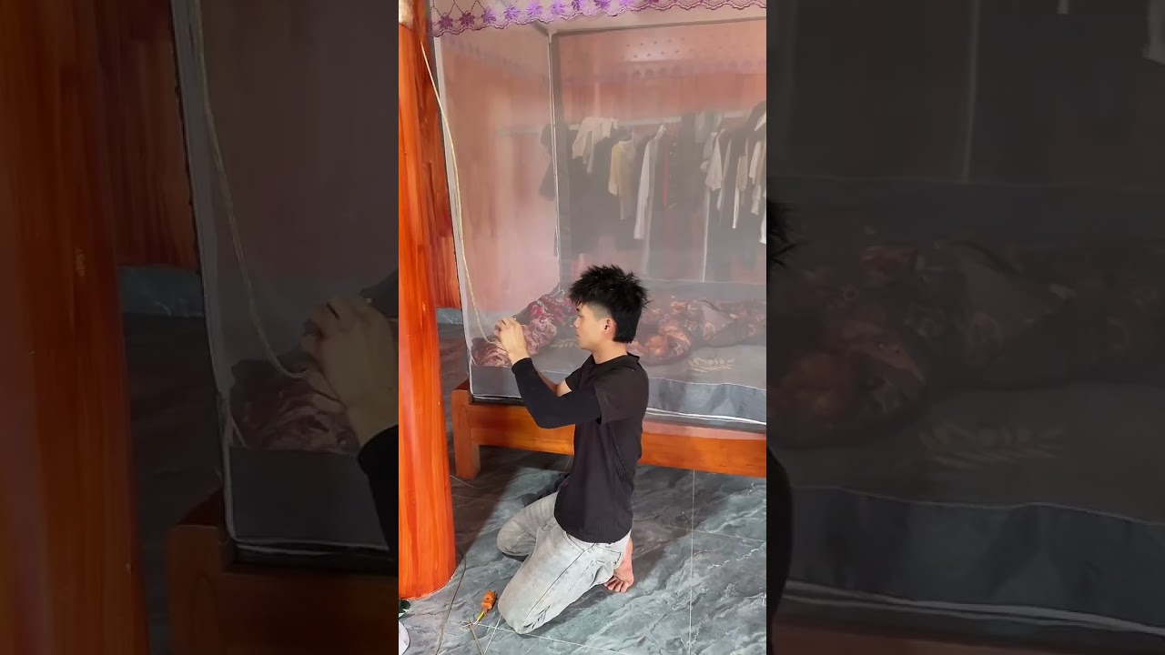 （1669）小潘和越南媳妇小秋 在越南老丈人家的农村生活