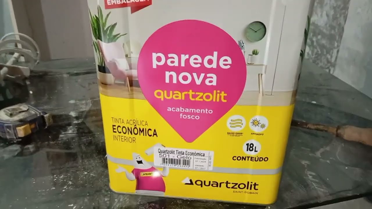 Teste e custo benef&iacute;cio tinta quartzolit
