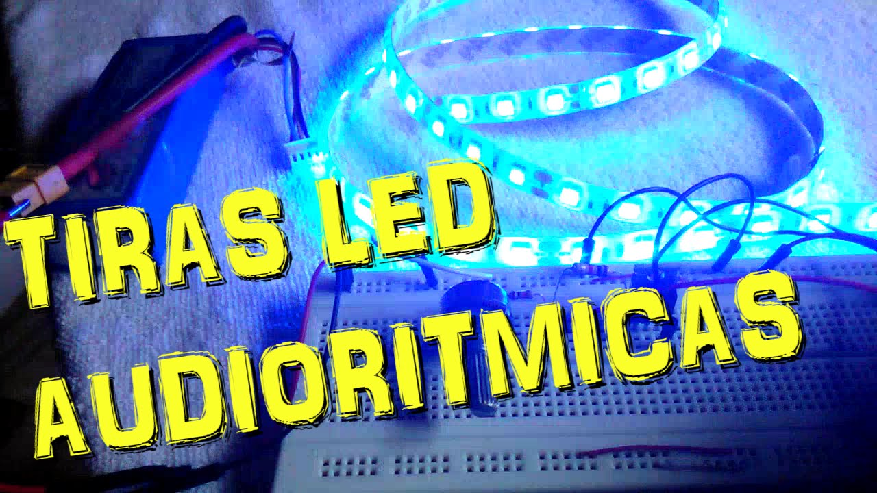 Luces audioritmicas con tiras led (Muy Fácil de Hacer)🎶⚡