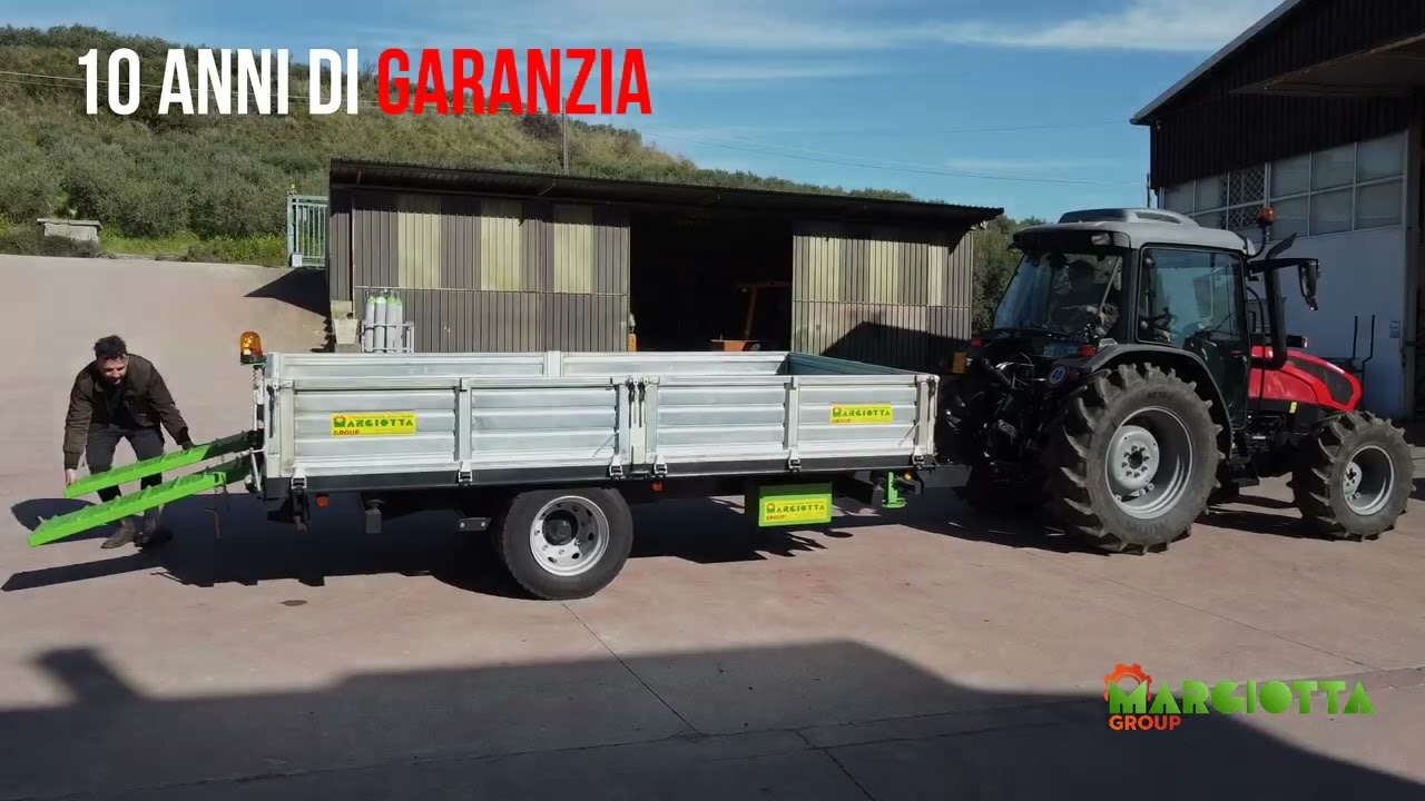 Rimorchio Doppio uso Margiotta group MR60T