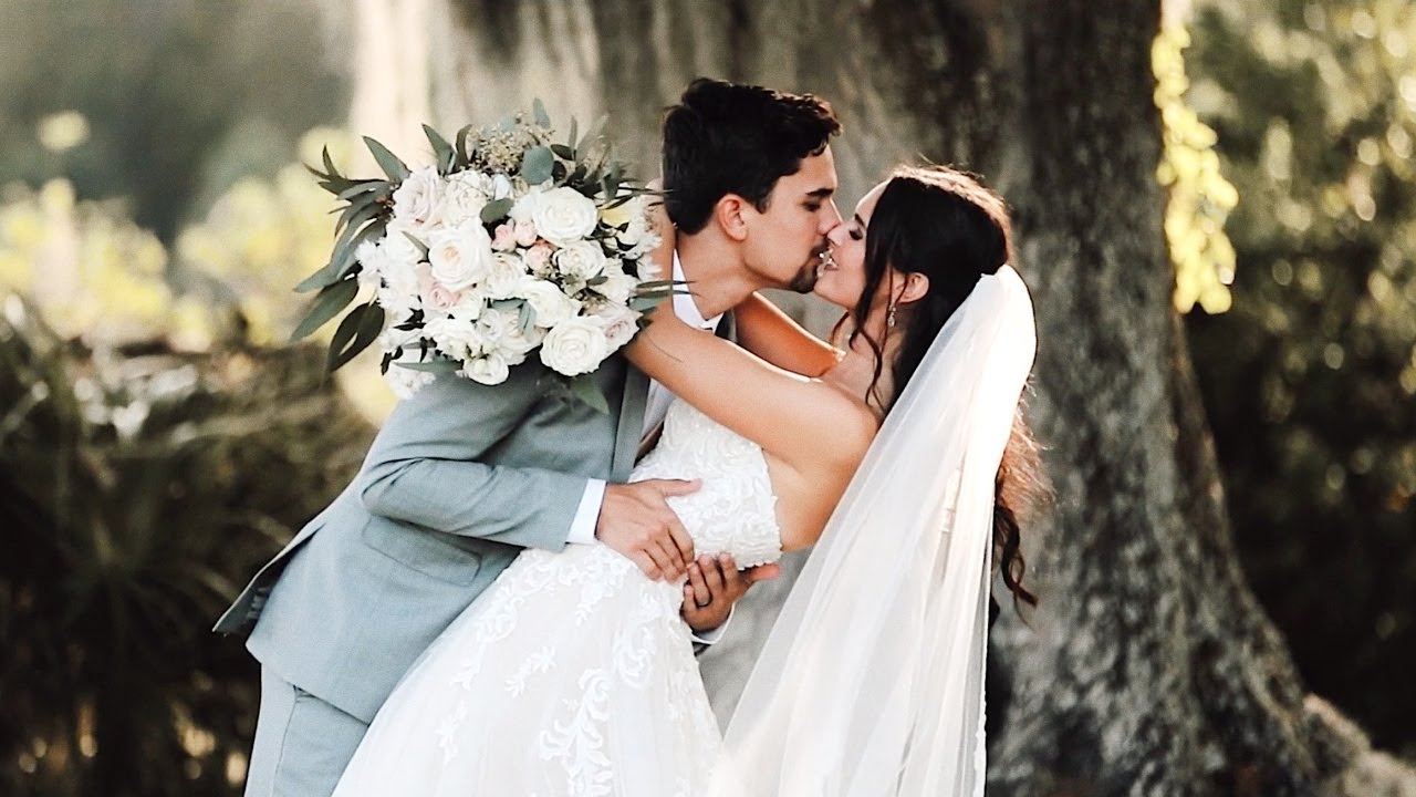 OUR WEDDING VIDEO! *Powerful Christ-centered Vows & OUR FIRST KISS!!!*