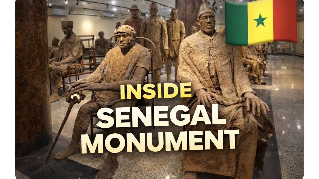 Внутри Сенегала 🇸🇳 Монумент Дакара 🇺🇸 👀