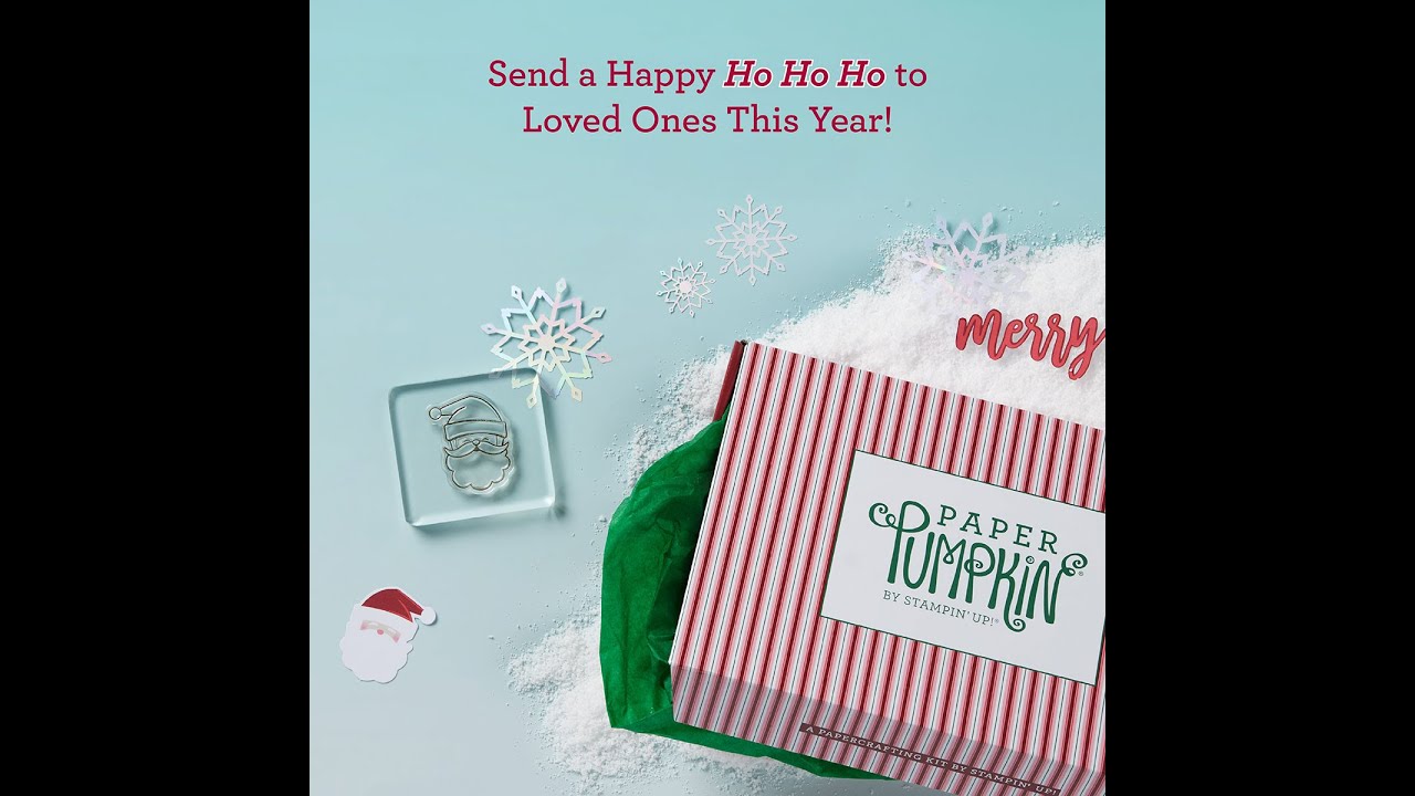 Unboxing of the Stampin' Up! October 2022 Paper Pumpkin Kit - Ho Ho Ho - Laura's Stamp Pad