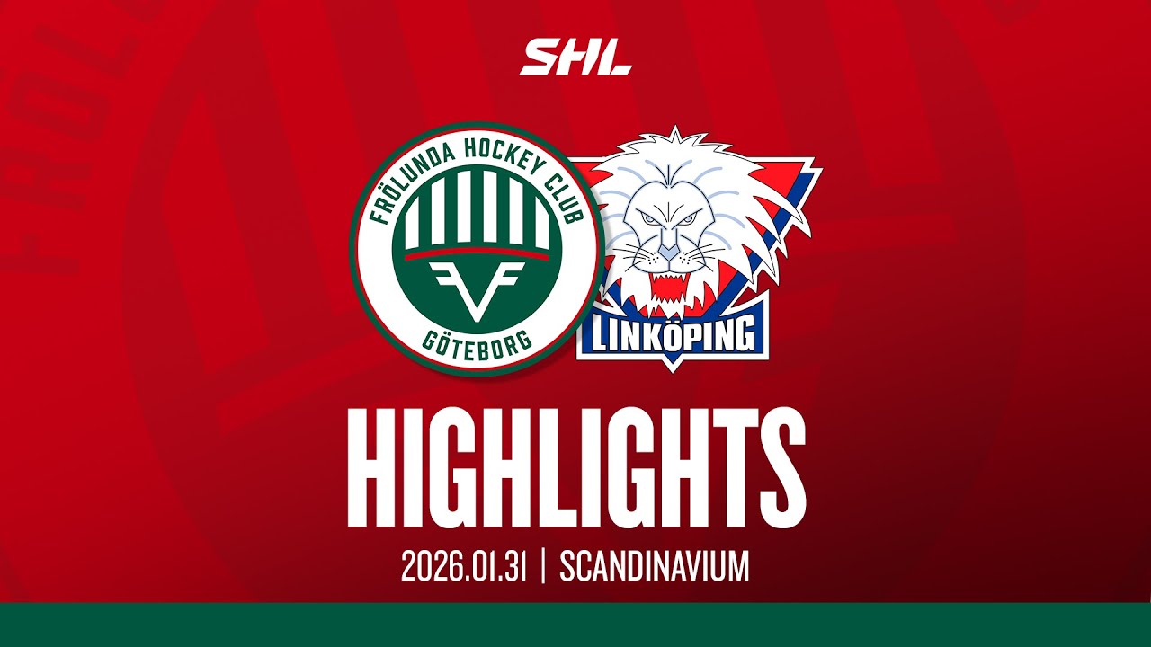 HIGHLIGHTS: Fr&ouml;lunda HC - Link&ouml;ping HC | SHL | 2026-01-31