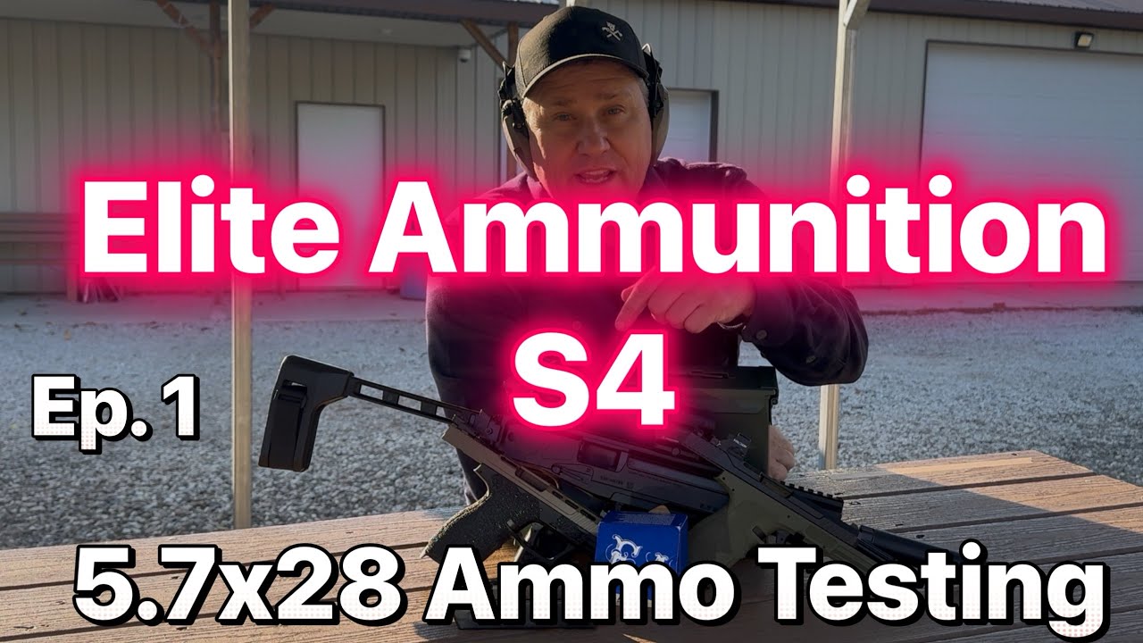 Ep. 1 5.7x28 Ammo Testing: 28 gr. Elite Ammunition S4 in the Ruger LC Charger and PSA Rock