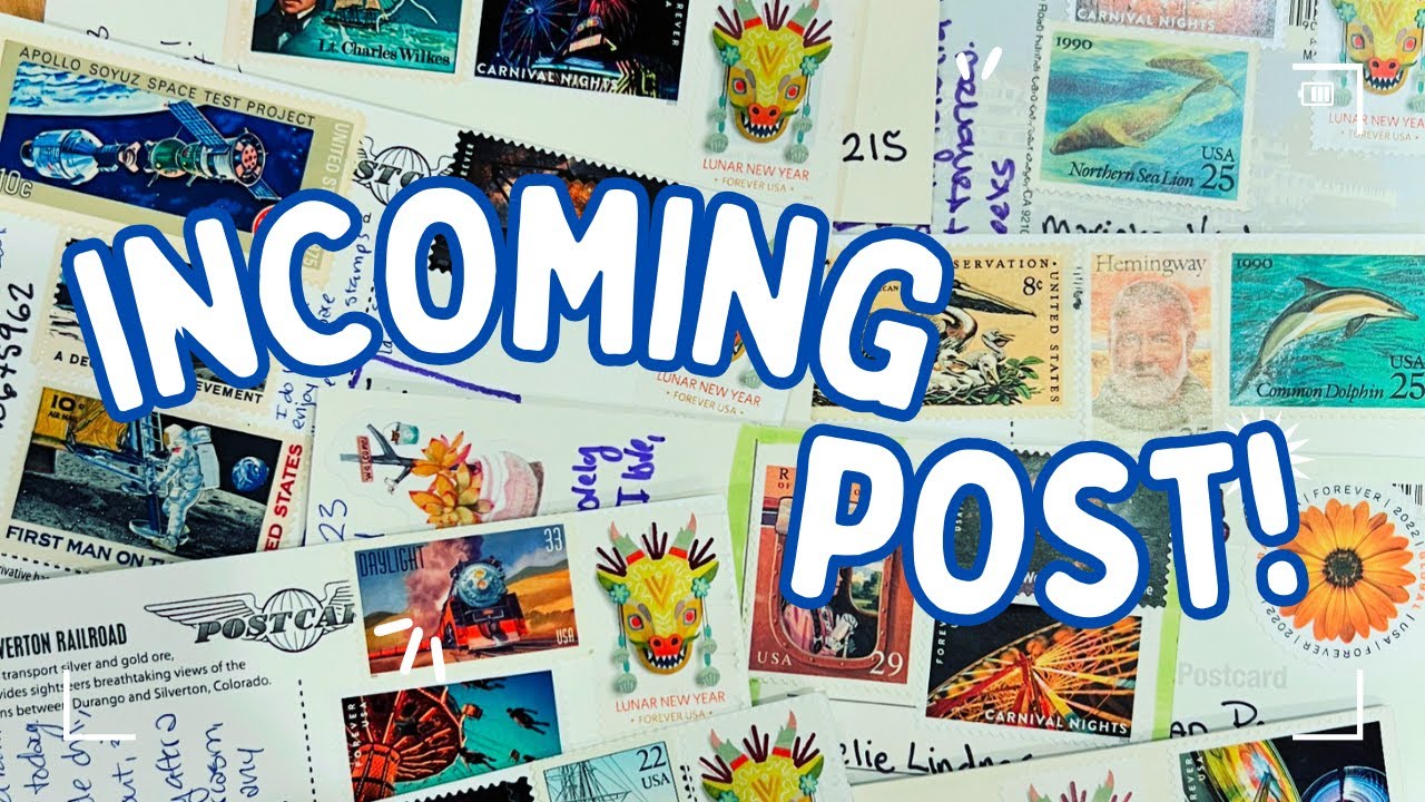 3 Weeks of Mail - Postcrossing and Pen-friends!